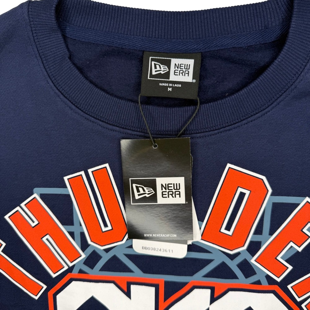 New Era Oklahoma City Thunder OKC Cropped Sweatshirt Women's M NBA NWT - Picture 2 of 10